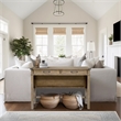 Madison Park Landry Transitional Wood Occasional Table in Natural