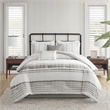 Harbor House 6-Piece Morgan Cotton Jacquard Comforter Set in White