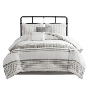 harbor house 80&quot 6-piece morgan cotton comforter set in white