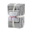 Clean Spaces 6-Piece Cotton Sustainable Blend Towel Set in Gray