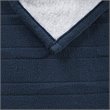 Serta Polyester Fabric Fleece to Sherpa Heated Electric Throw in Blue