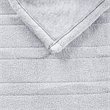 Serta Polyester Fabric Fleece to Sherpa Heated Electric Throw in Gray