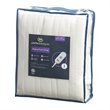 Serta Polyester Fabric Fleece to Sherpa Heated Electric Throw in Ivory