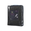 Serta Polyester Fabric Shaggy Fur Heated Electric Throw in Black