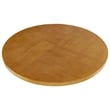 INK+IVY Kennedy Round Modern Wood Dining Table in Pecan Brown