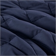 True North by Sleep Philosophy Hadly Goose Feather Down Wearable Throw in Blue