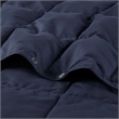 True North by Sleep Philosophy Hadly Goose Feather Down Wearable Throw in Blue