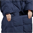 True North by Sleep Philosophy Hadly Goose Feather Down Wearable Throw in Blue