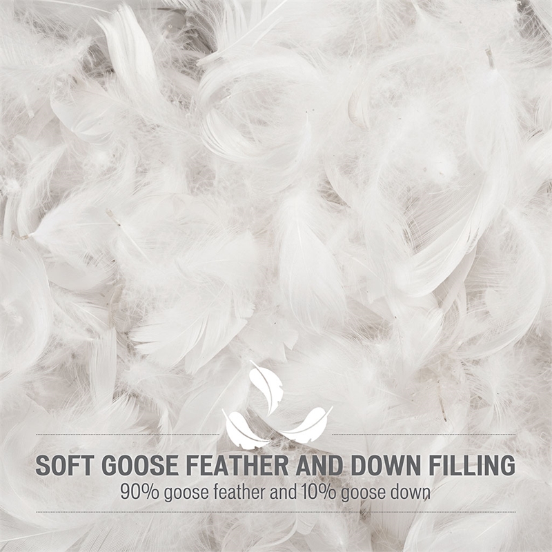 True North by Sleep Philosophy Hadly Goose Feather Down Wearable Throw in Blue