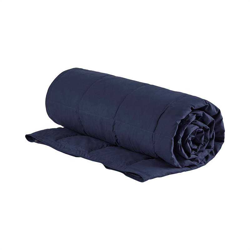 True North by Sleep Philosophy Hadly Goose Feather Down Wearable Throw in Blue