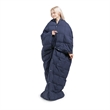 True North by Sleep Philosophy Hadly Goose Feather Down Wearable Throw in Blue