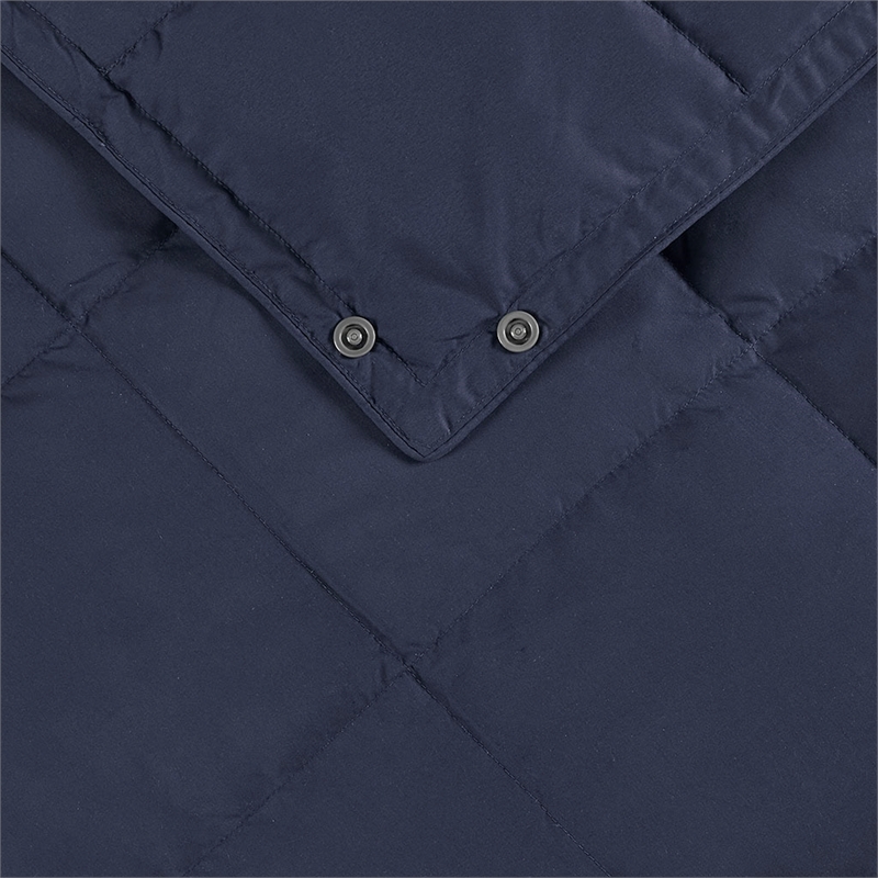 True North by Sleep Philosophy Hadly Goose Feather Down Wearable Throw in Blue