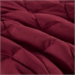 True North by Sleep Philosophy Hadly Goose Feather Down Wearable Throw in Red