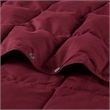True North by Sleep Philosophy Hadly Goose Feather Down Wearable Throw in Red