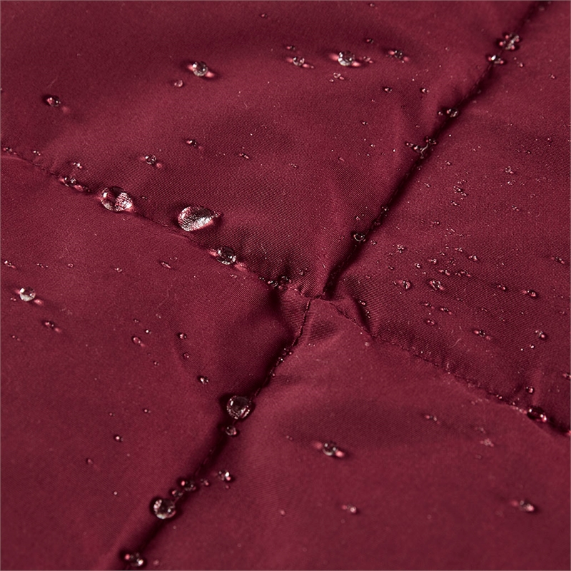 True North by Sleep Philosophy Hadly Goose Feather Down Wearable Throw in Red