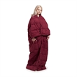 True North by Sleep Philosophy Hadly Goose Feather Down Wearable Throw in Red