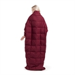 True North by Sleep Philosophy Hadly Goose Feather Down Wearable Throw in Red
