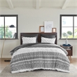 INK+IVY Mila Contemporary Cotton Comforter Set with Chenille Tufting - Gray