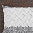 INK+IVY Mila Contemporary Cotton Comforter Set with Chenille Tufting - Gray