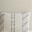 INK+IVY Kara 3-Piece Contemporary Cotton Jacquard Duvet Cover Set in Ivory