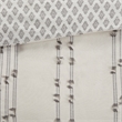 INK+IVY Kara 3-Piece Contemporary Cotton Jacquard Duvet Cover Set in Ivory