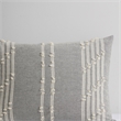 INK+IVY Kara 3-Piece Contemporary Cotton Jacquard Duvet Cover Set - Gray
