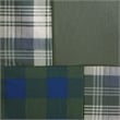 Woolrich Mill Creek Cotton Pieced and Embroidered Shower Curtain in Green