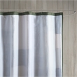 Woolrich Mill Creek Cotton Pieced and Embroidered Shower Curtain in Green