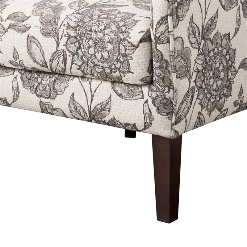 Madison Park Arianna Swoop Wing Chair in Multi