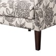 Madison Park Arianna Swoop Wing Chair in Multi