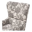 Madison Park Arianna Swoop Wing Chair in Multi