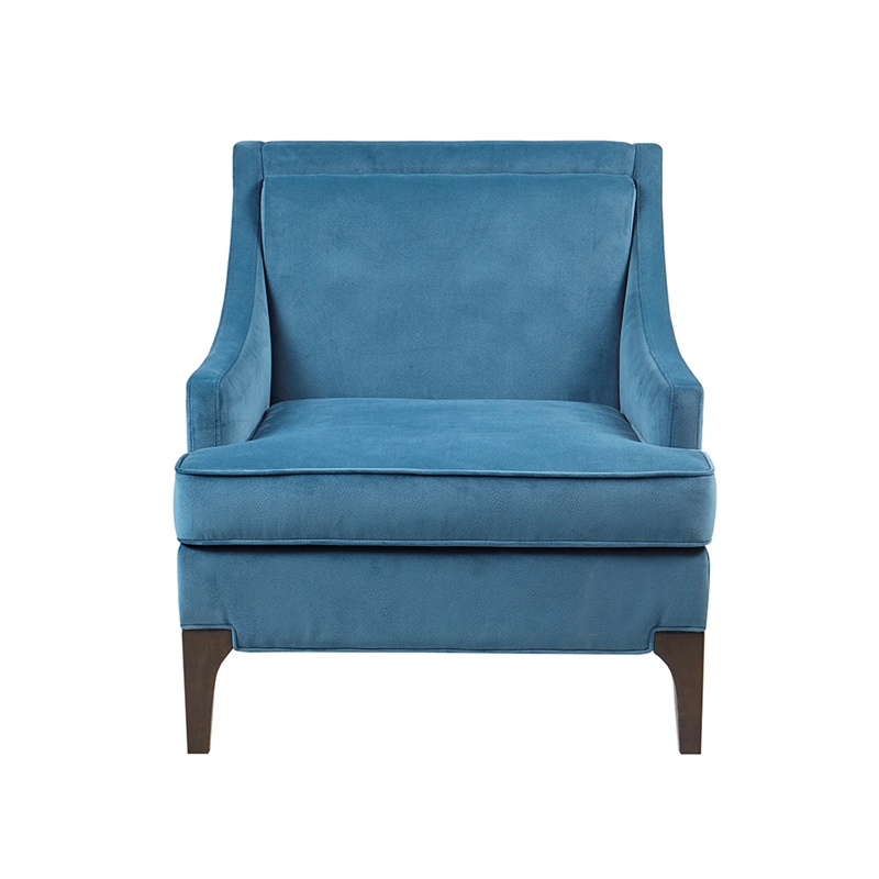 Martha Stewart Anna Arm Accent Chair in Blue