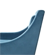 Martha Stewart Anna Arm Accent Chair in Blue