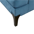 Martha Stewart Anna Arm Accent Chair in Blue