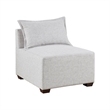 INK+IVY Molly Modular Armless Chair in Ivory