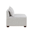 INK+IVY Molly Modular Armless Chair in Ivory