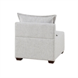 INK+IVY Molly Modular Armless Chair in Ivory