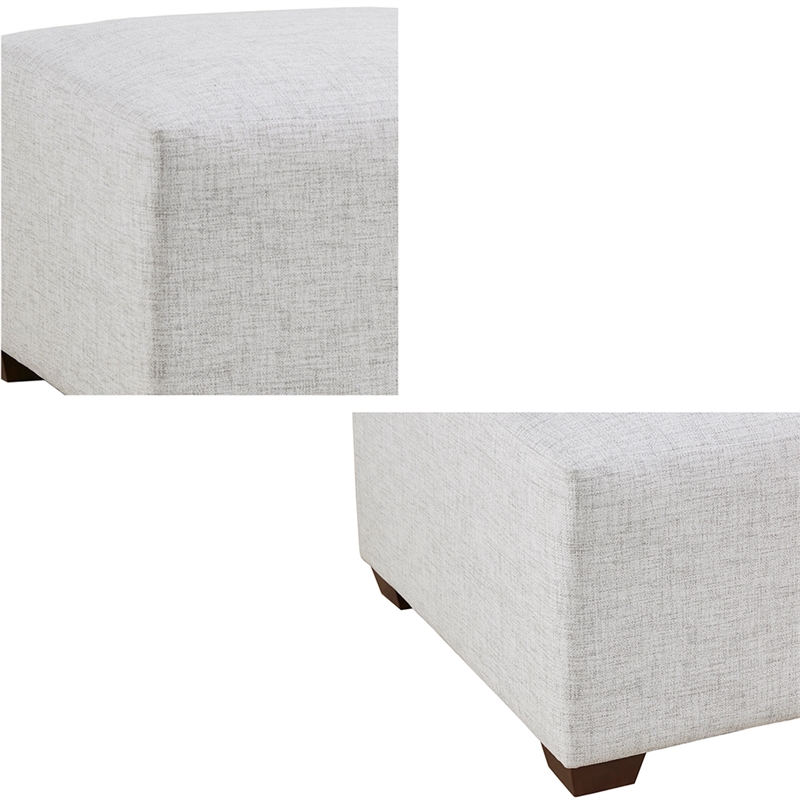 INK+IVY Molly Modular Armless Chair in Ivory
