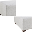 INK+IVY Molly Modular Armless Chair in Ivory