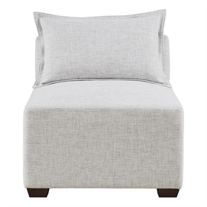 INK+IVY Molly Modular Armless Chair in Ivory