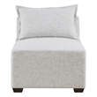 INK+IVY Molly Modular Armless Chair in Ivory