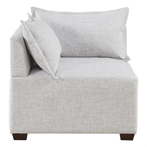 INK+IVY Molly Modular Corner Chair in Ivory