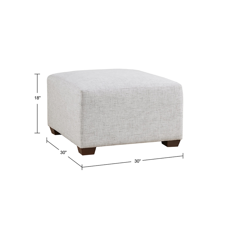 INK+IVY Molly Modular Ottoman in Ivory