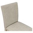 Martha Stewart Fiona Upholstered Dining Chair Set of 2 in Light Grey