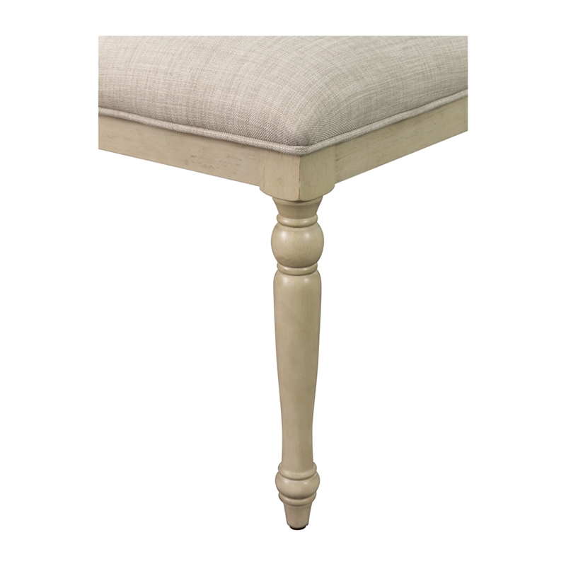 Martha Stewart Fiona Upholstered Dining Chair Set of 2 in Light Grey