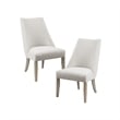 Martha Stewart Winfield Upholstered Dining chair Set of 2 in Ivory