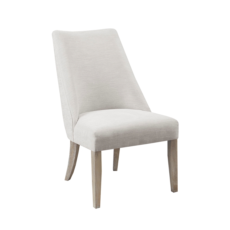 Martha Stewart Winfield Upholstered Dining chair Set of 2 in Ivory