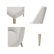 Martha Stewart Winfield Upholstered Dining chair Set of 2 in Ivory