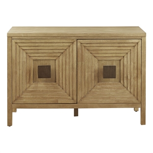 Madison Park Paige 2-Door Accent Cabinet with Adjustable Shelves in Natural