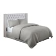 Madison Park Amelia Upholstery Headboard in Grey